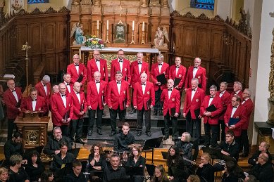 Concert d'automne en l'eglise de Wuenheim avec la musique esperance locale