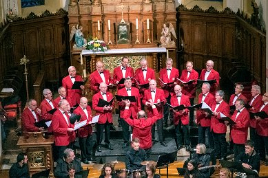 Concert d'automne en l'eglise de Wuenheim avec la musique esperance locale