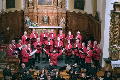 Concert d'automne en l'eglise de Wuenheim avec la musique esperance locale