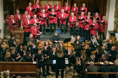 Concert d'automne en l'eglise de Wuenheim avec la musique esperance locale