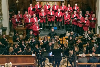 Concert d'automne en l'eglise de Wuenheim avec la musique esperance locale